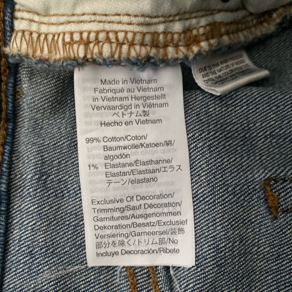 {J. Crew Mercantile} Floral Embroidered Denim Skirt - Women's 6 - Picture 7 of 9